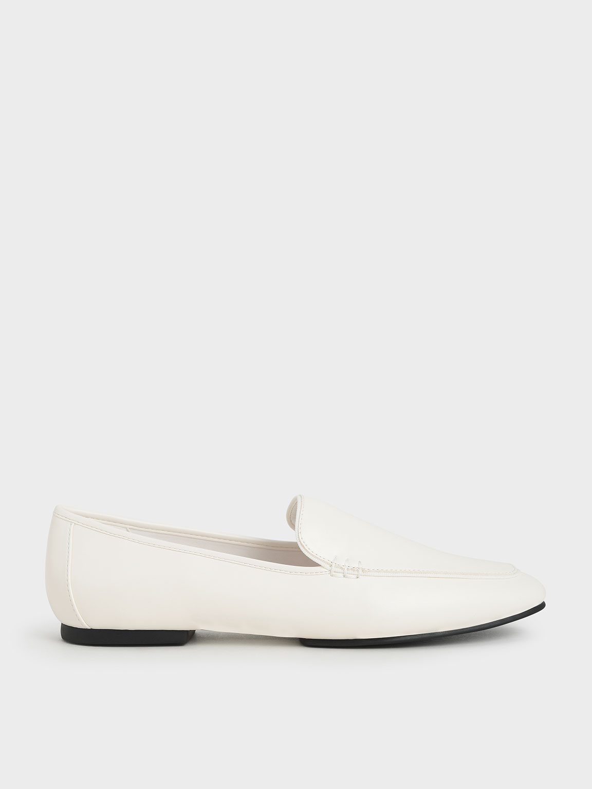 

Loafer Flats, White