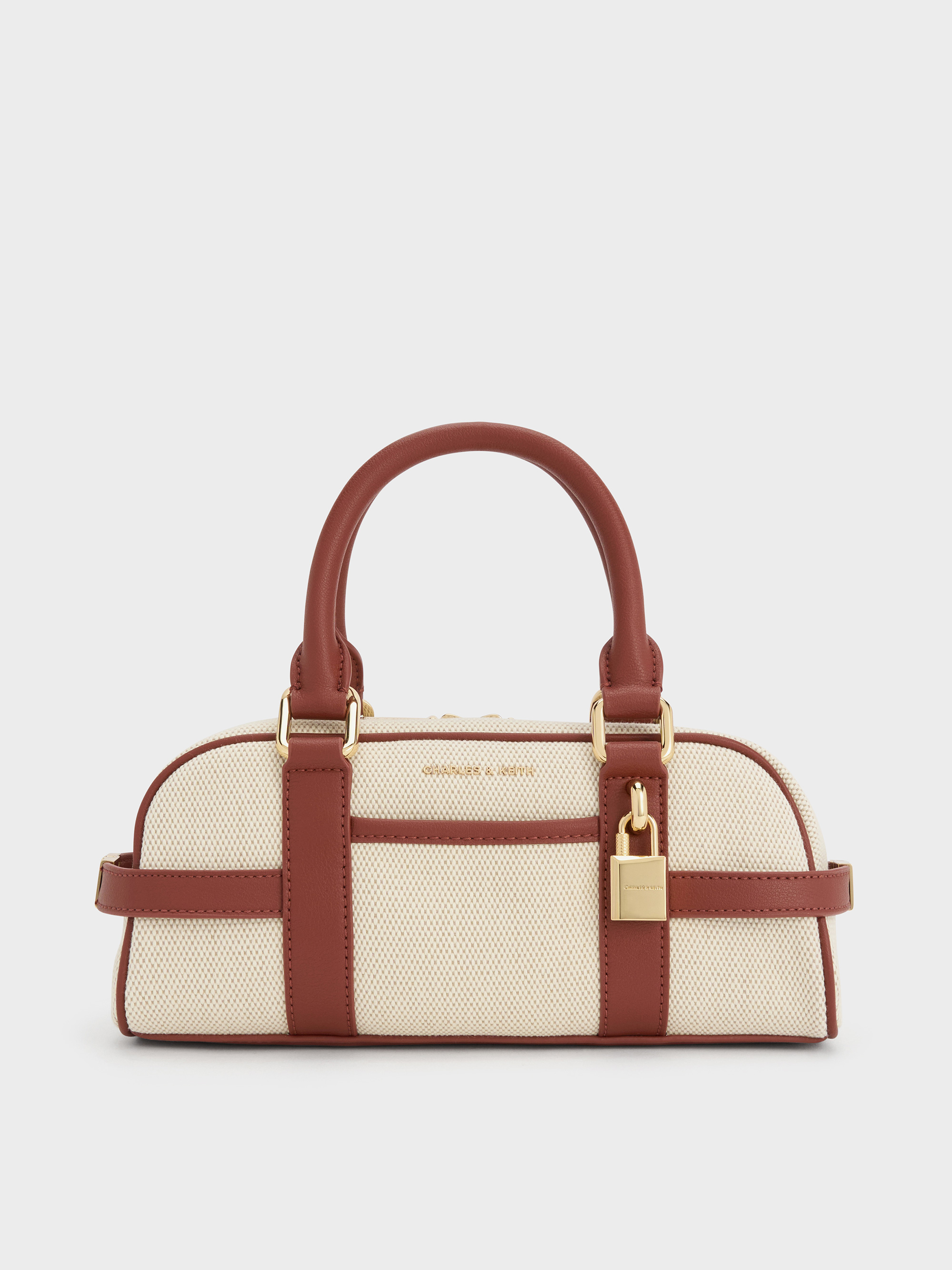 Charles & Keith - Scottie Canvas Bowling Bag