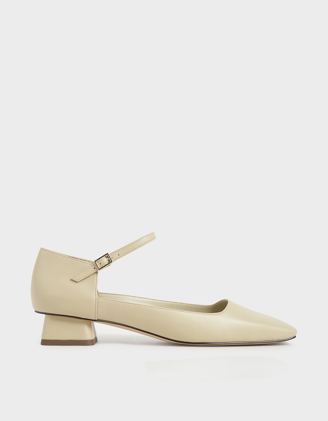 

Square Toe Ankle Strap Pumps