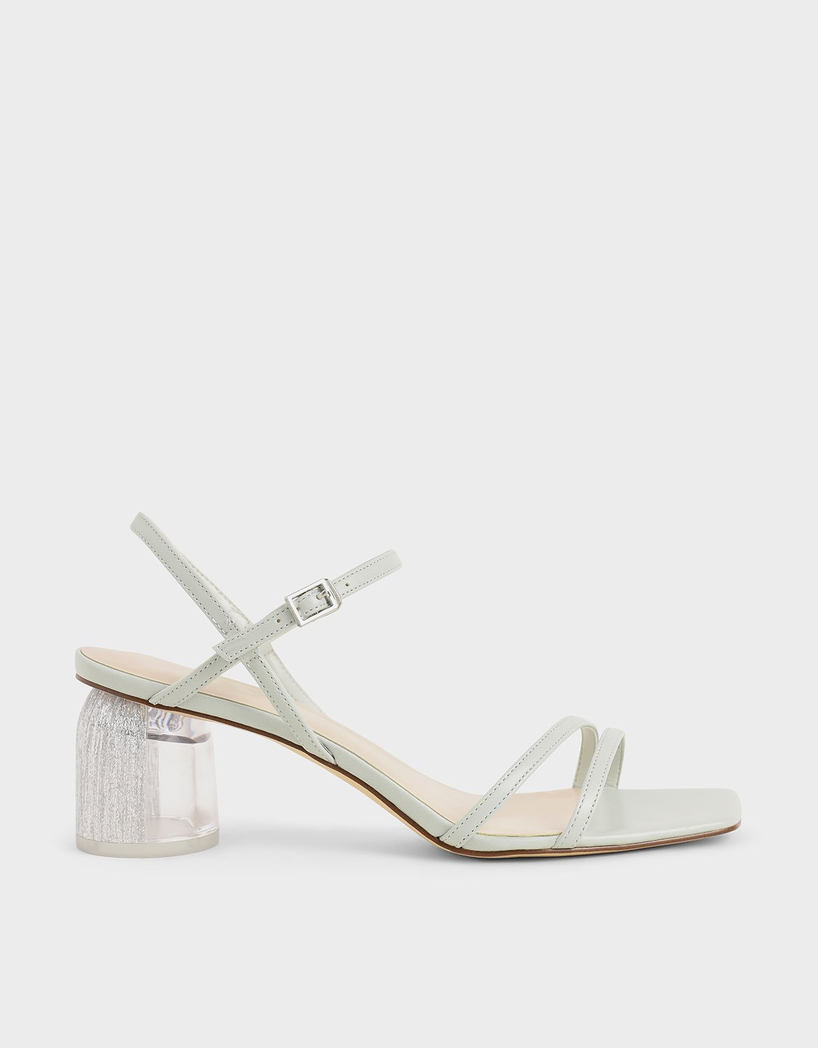 

Strappy Sculptural Heel Sandals