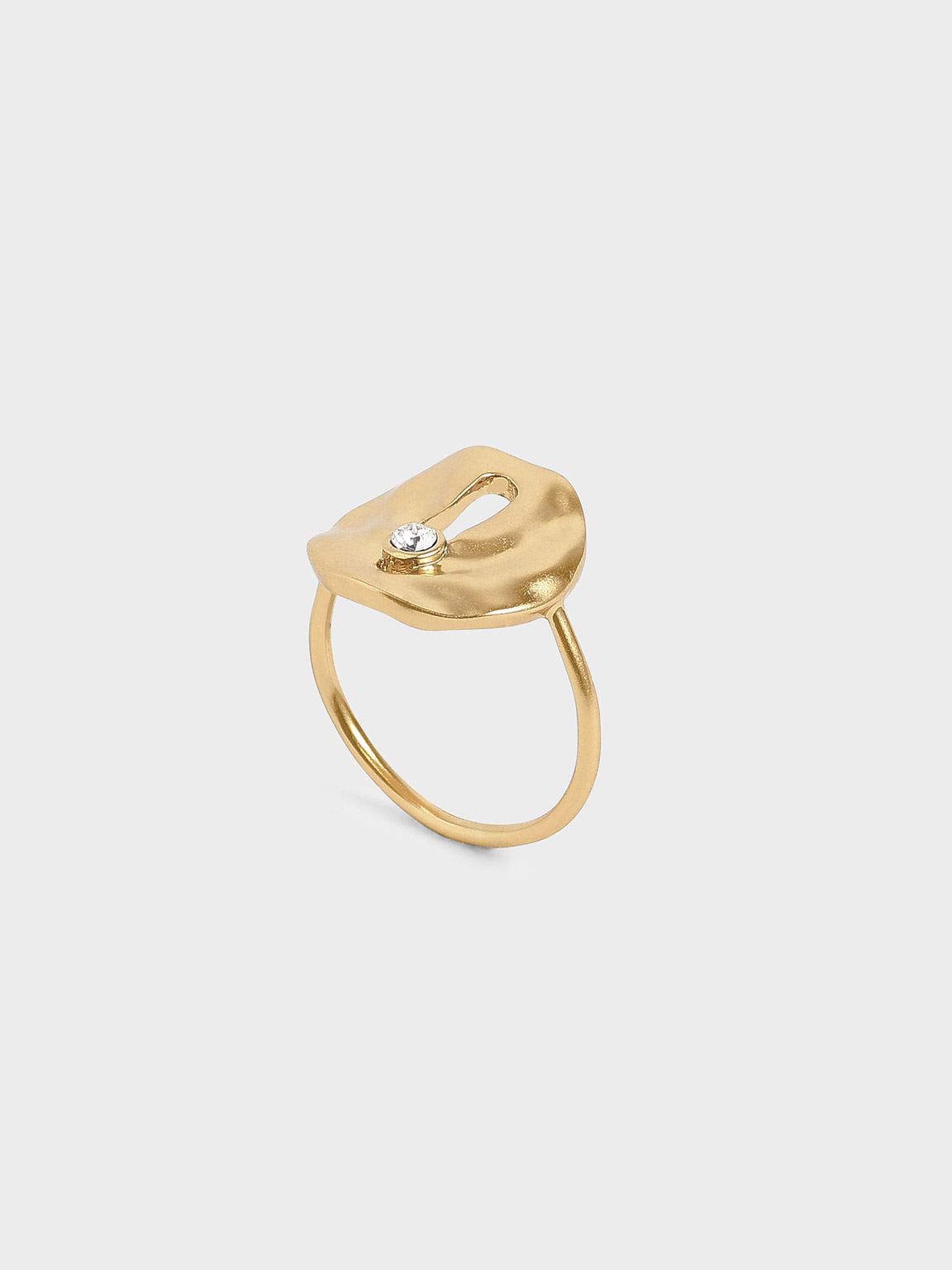 

Medal Ring, Brush gold