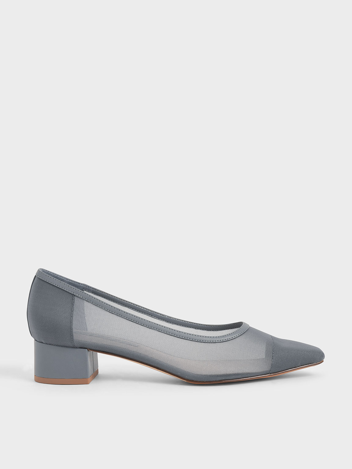 

Mesh Toe Cap Pumps
