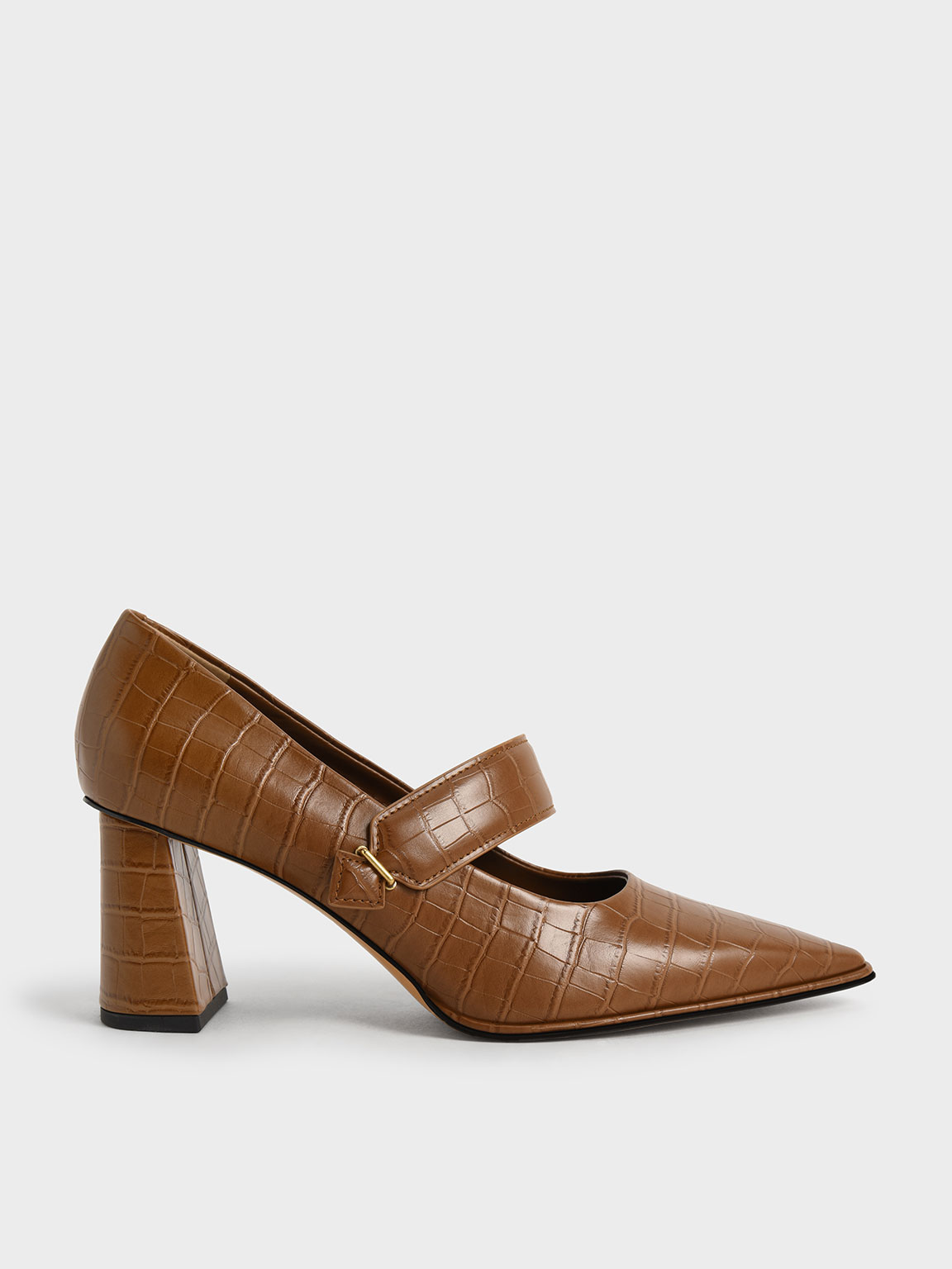 

Serafina Croc-Effect Mary Jane Pumps