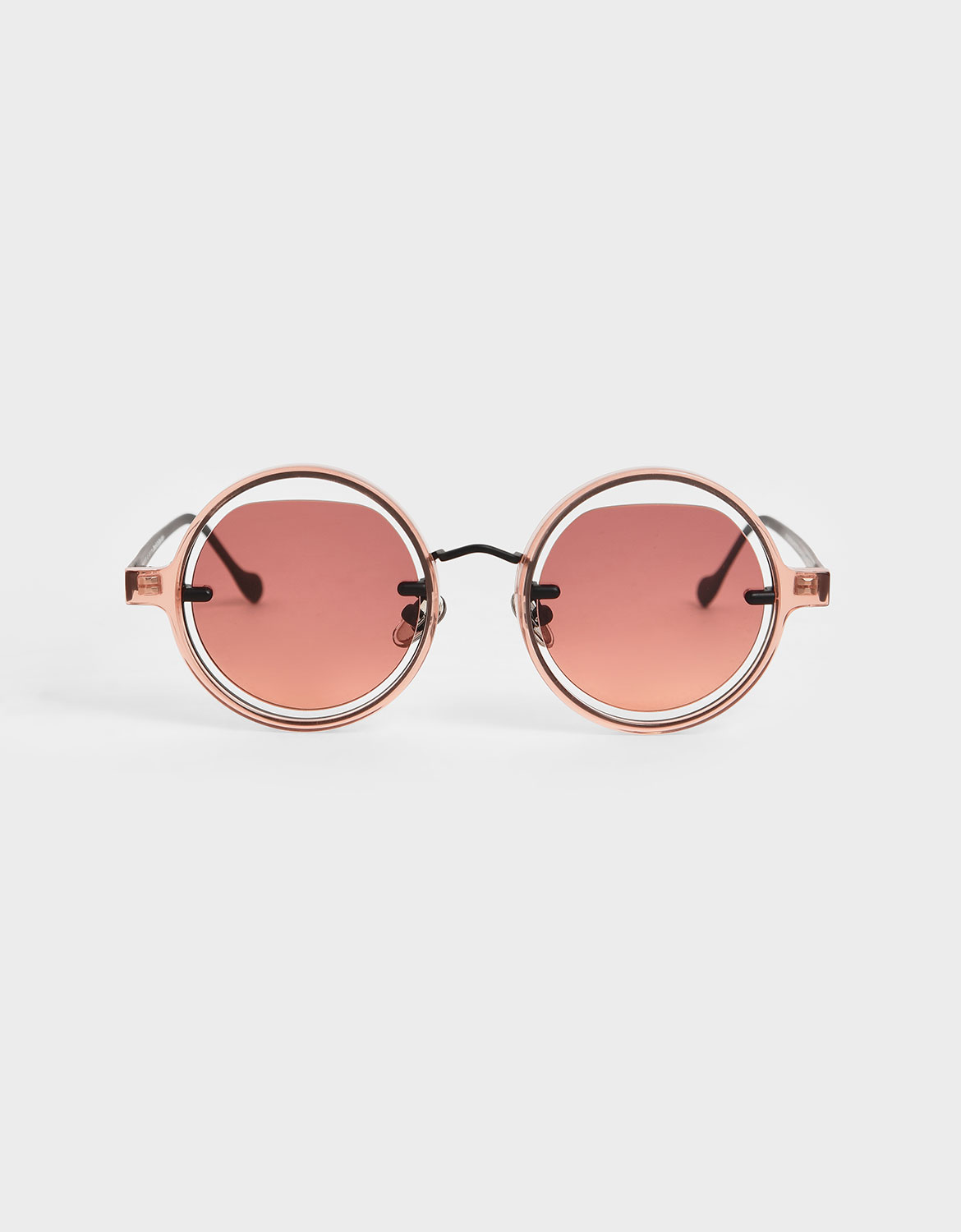

Cut-Out Round Sunglasses