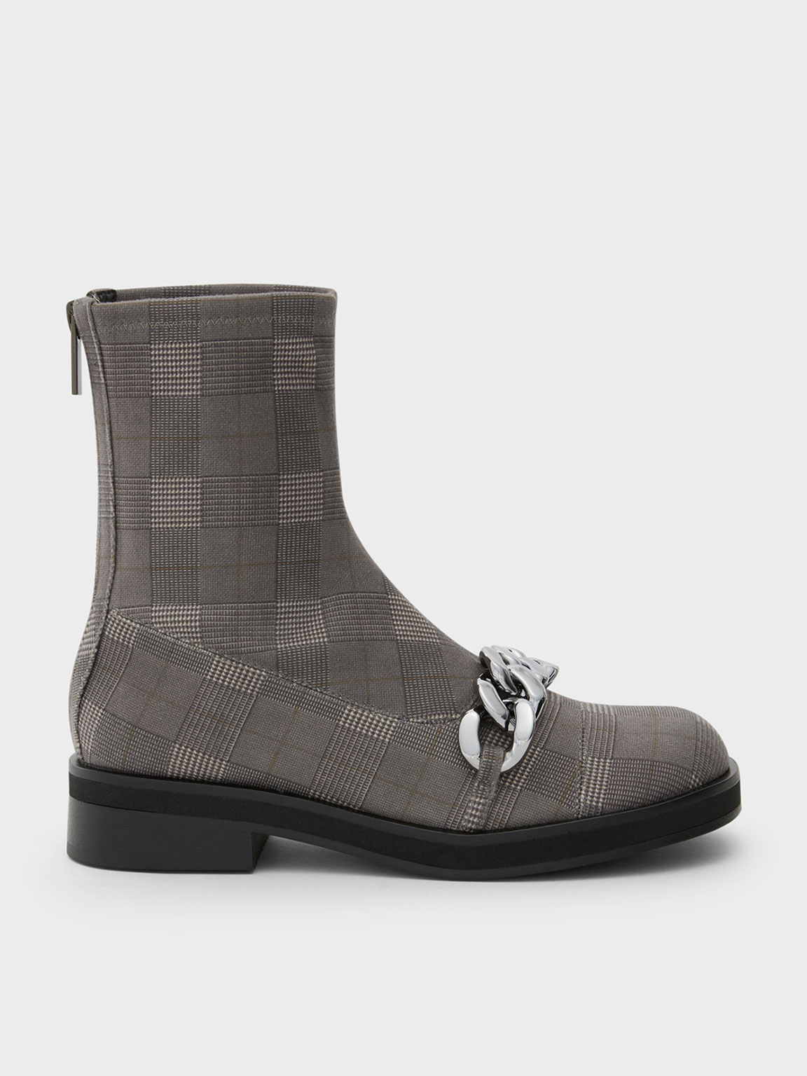 

Chunky Chain Link Ankle Boots