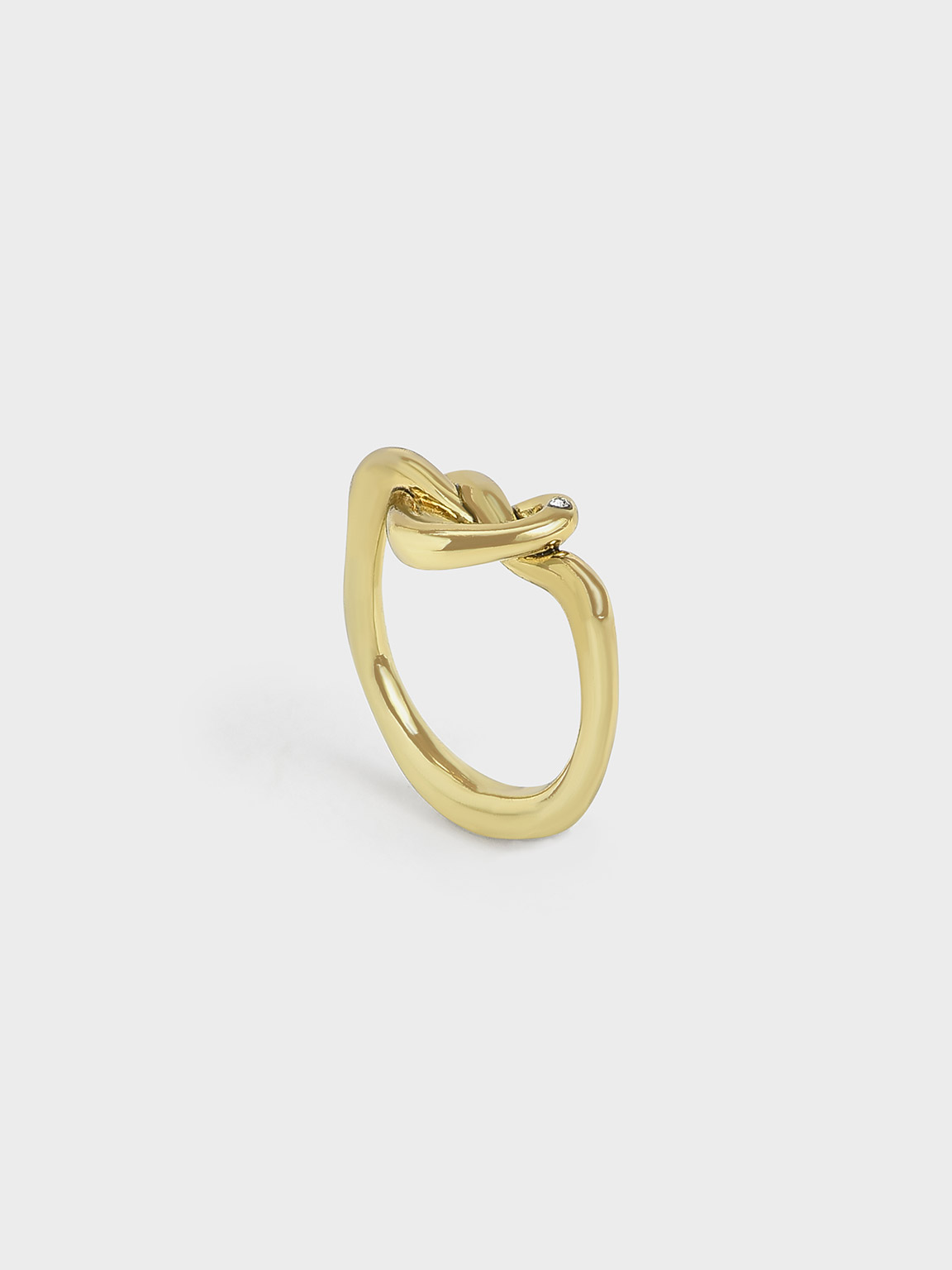 

Swarovski® Crystal Embellished Heart Ring, Gold