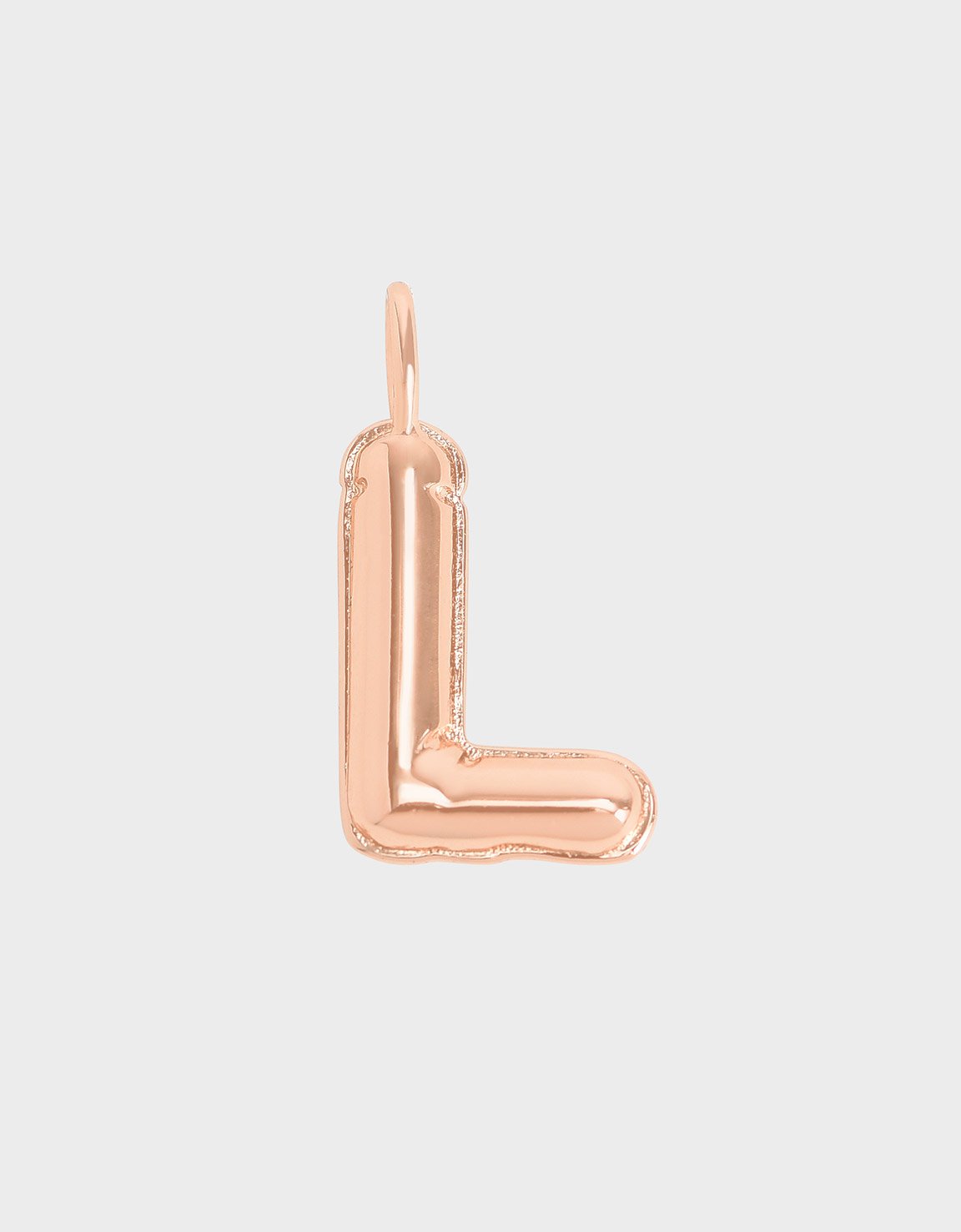 

Alphabet 'L' Charm, Rose gold