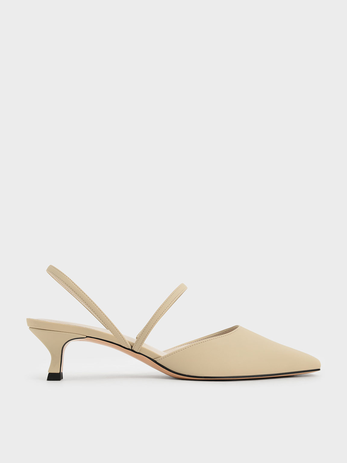 

Kitten Heel Slingback Pumps