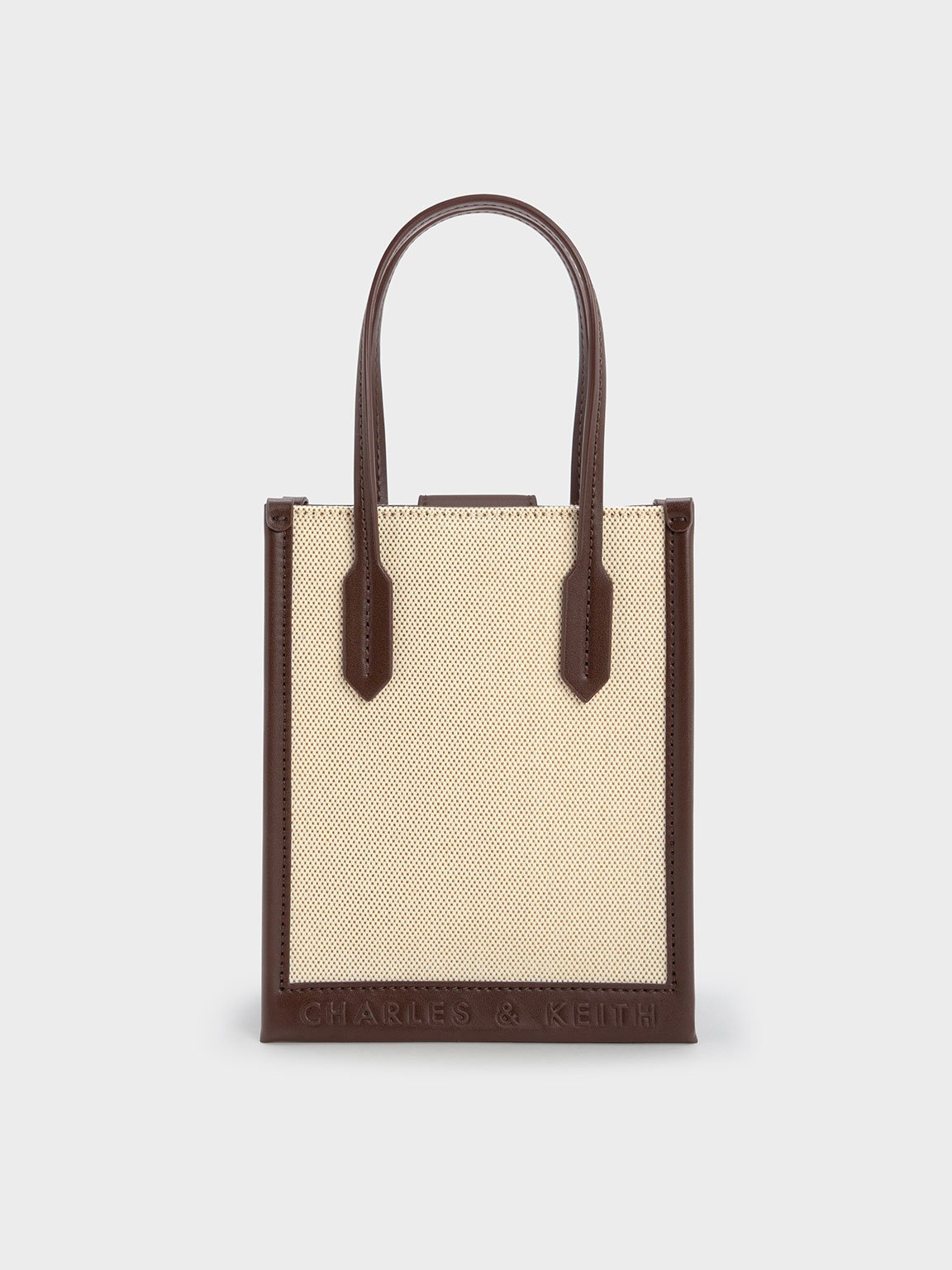 Canvas Geometric Tote Bag