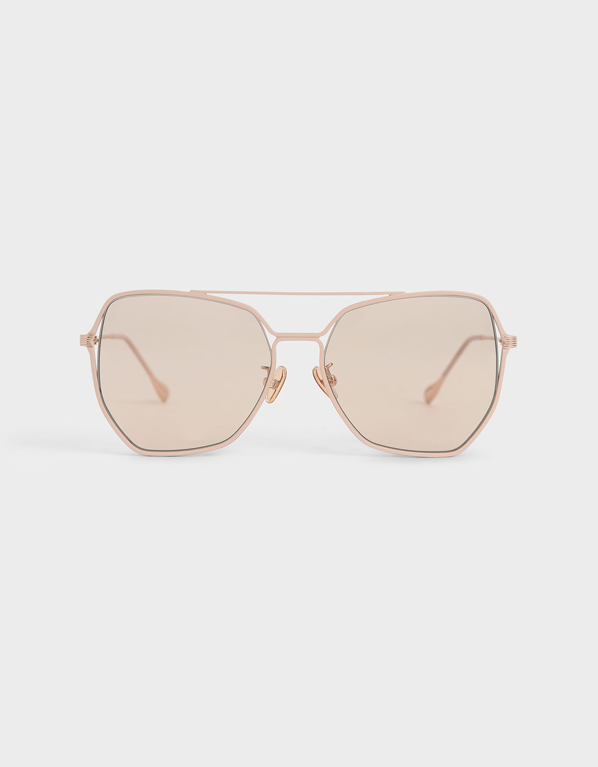 

Tinted Butterfly Sunglasses, Pink