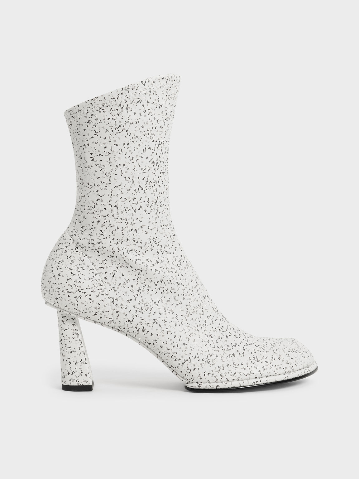 

Lucile Printed Asymmetric Calf Boots, Multi