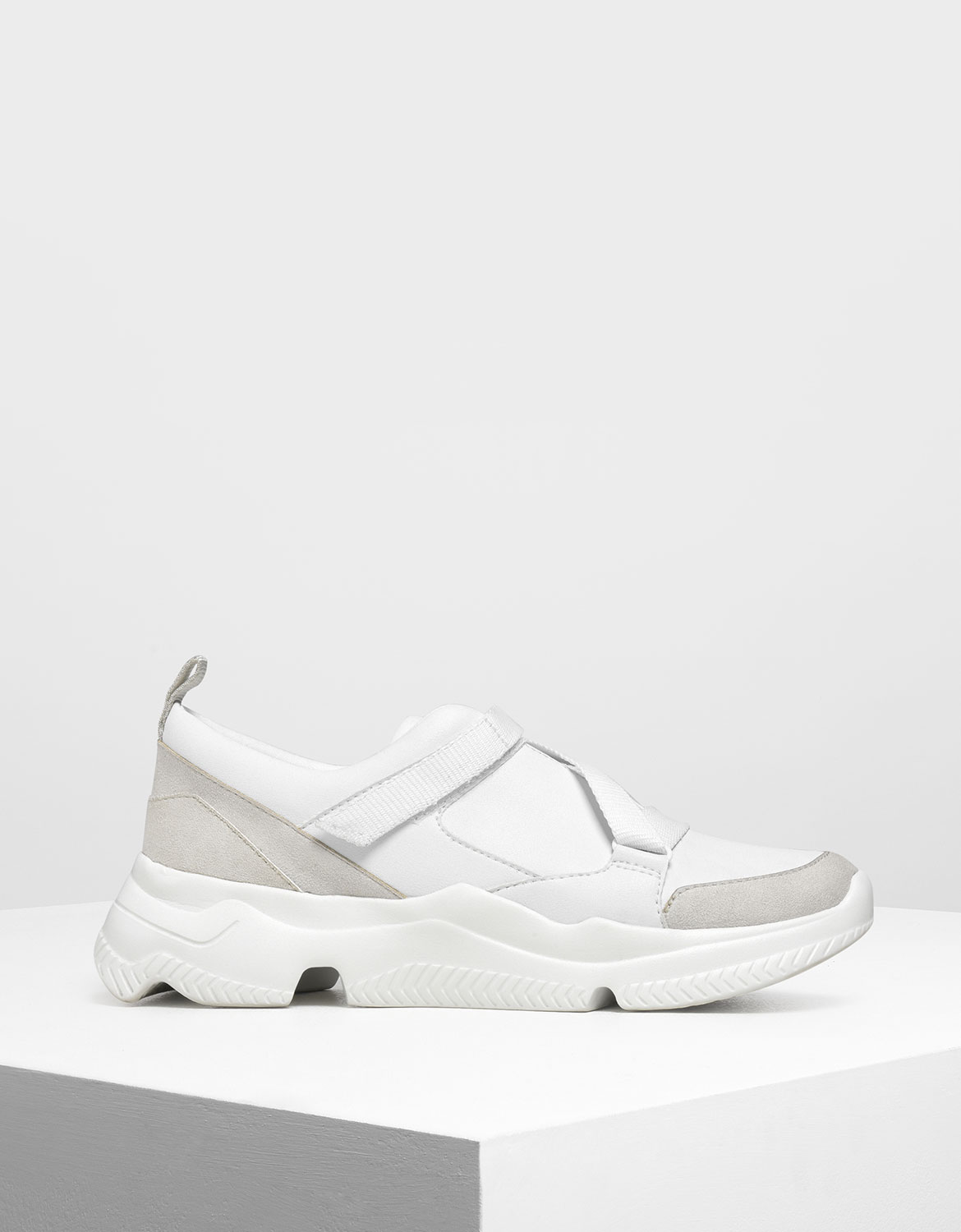 

Velcro Slip-On Sneakers, White