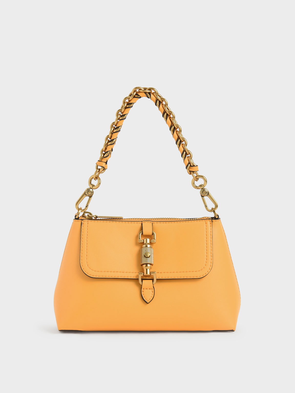 

Chain Handle Bag, Mustard