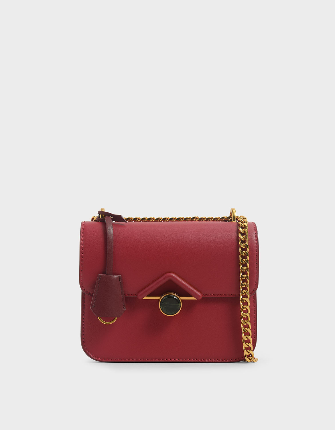 

Stone Embellished Crossbody Bag, Rose