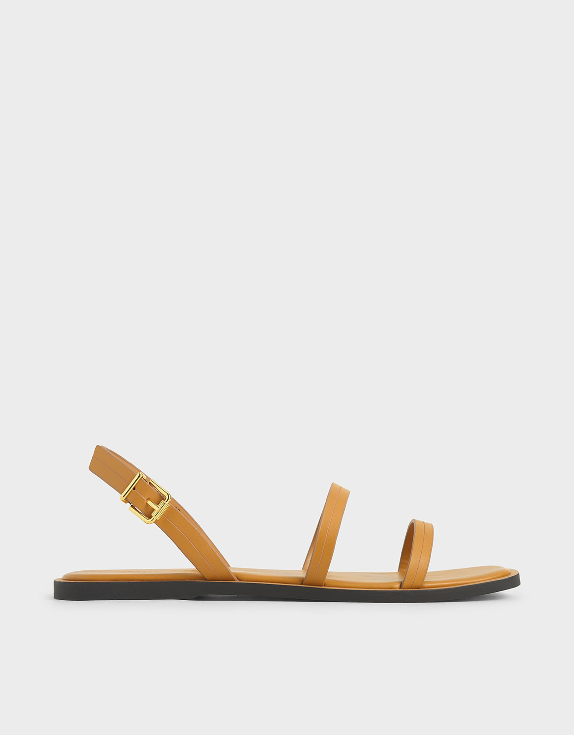 

Double Strap Slingback Flats, Mustard