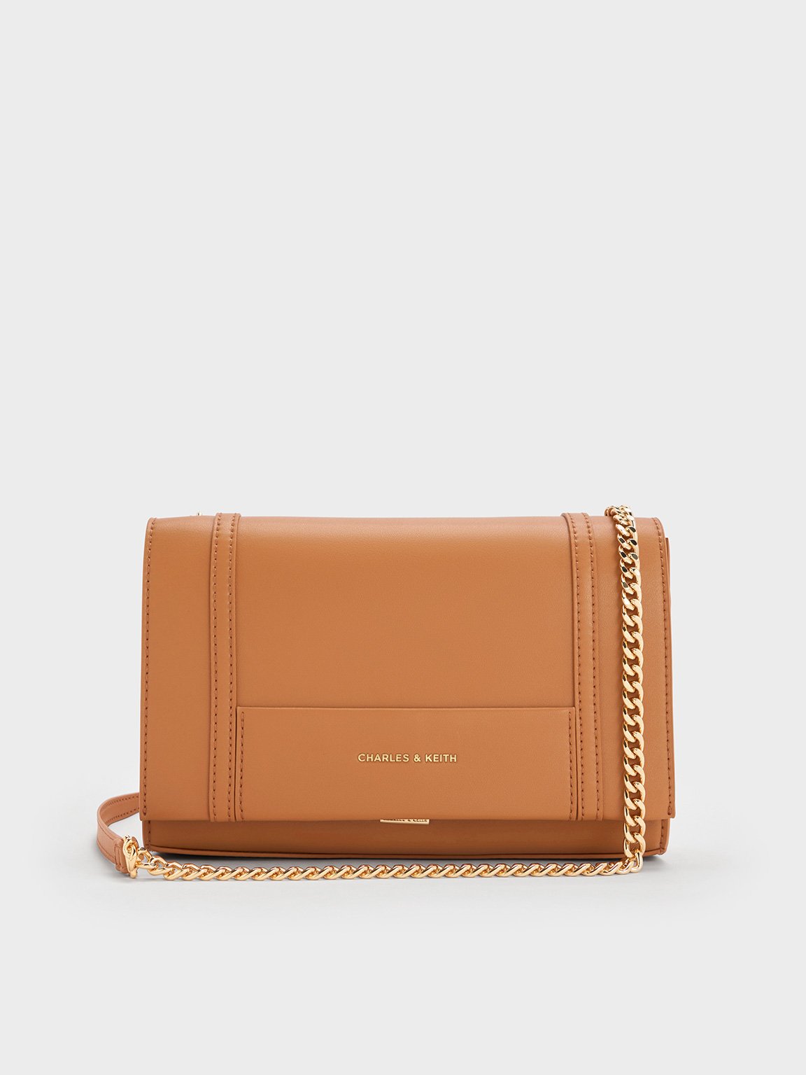 Charles & Keith - Shalia Chain-Strap Shoulder Bag