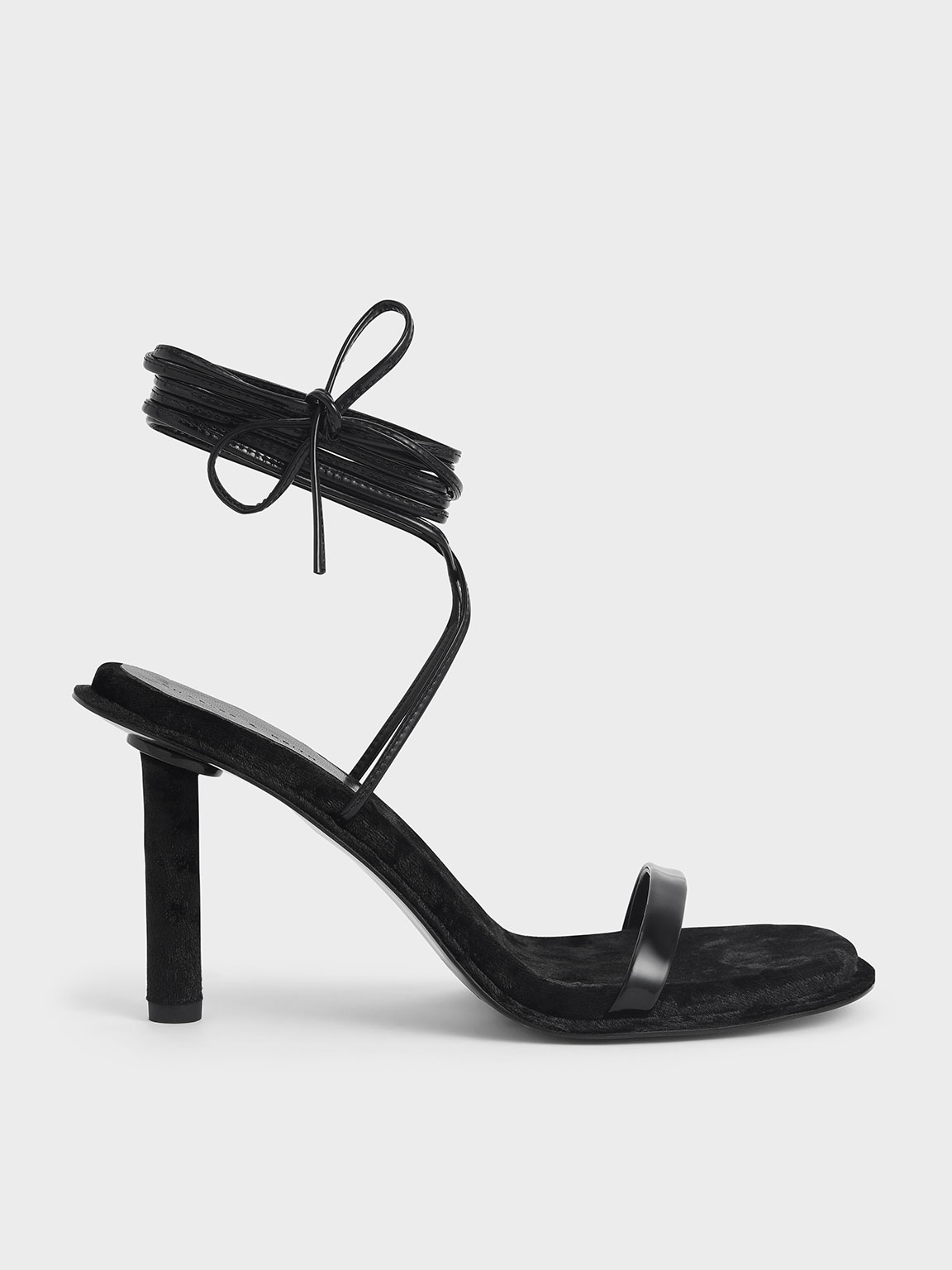 

Kiera Metallic Tie-Around Stiletto Sandals