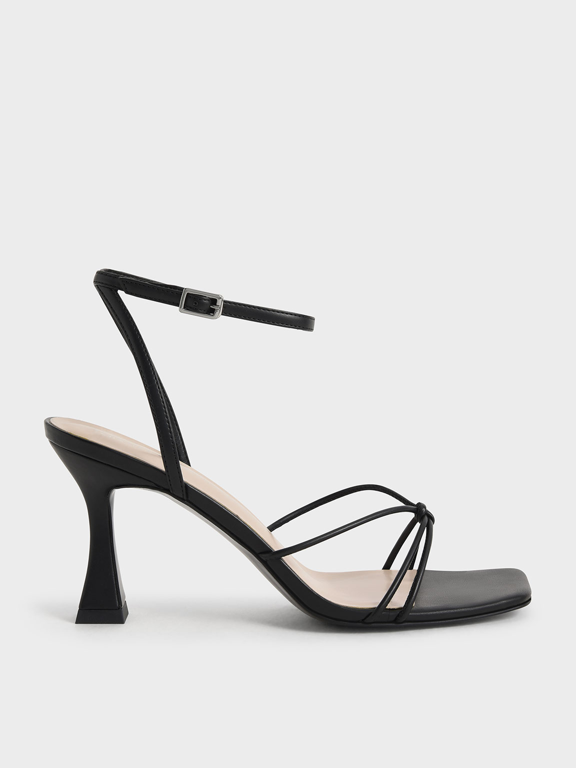 

Ankle Strap Sculptural Heel Sandals