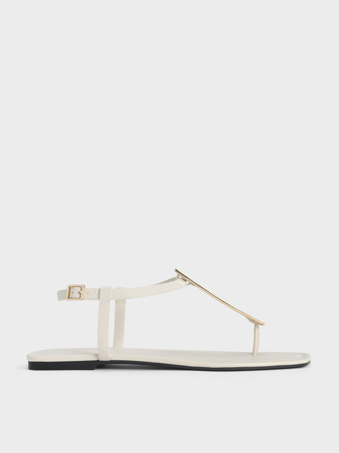 Metallic thong hotsell sandals