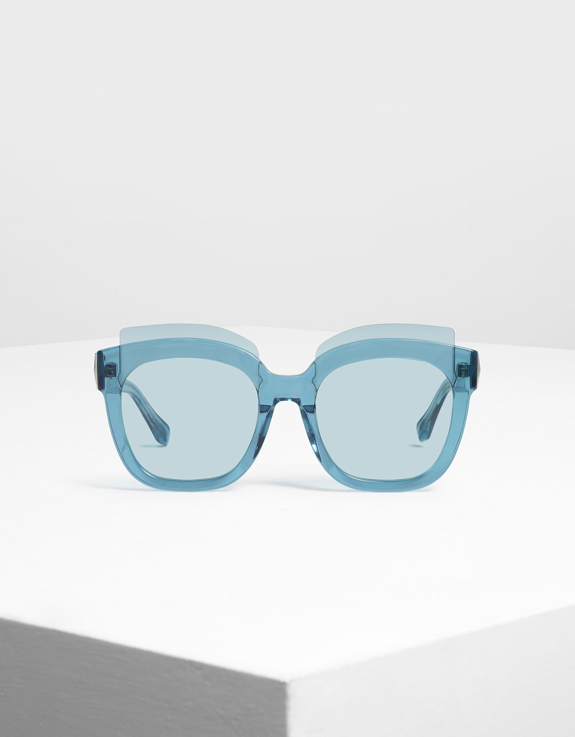 

Oversized Lens Sunglasses, Blue