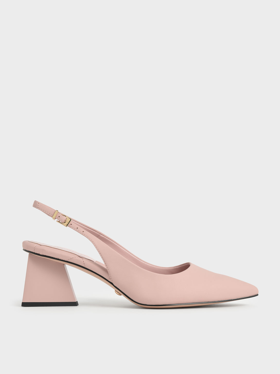 

Leather Pointed Toe Slingback Pumps