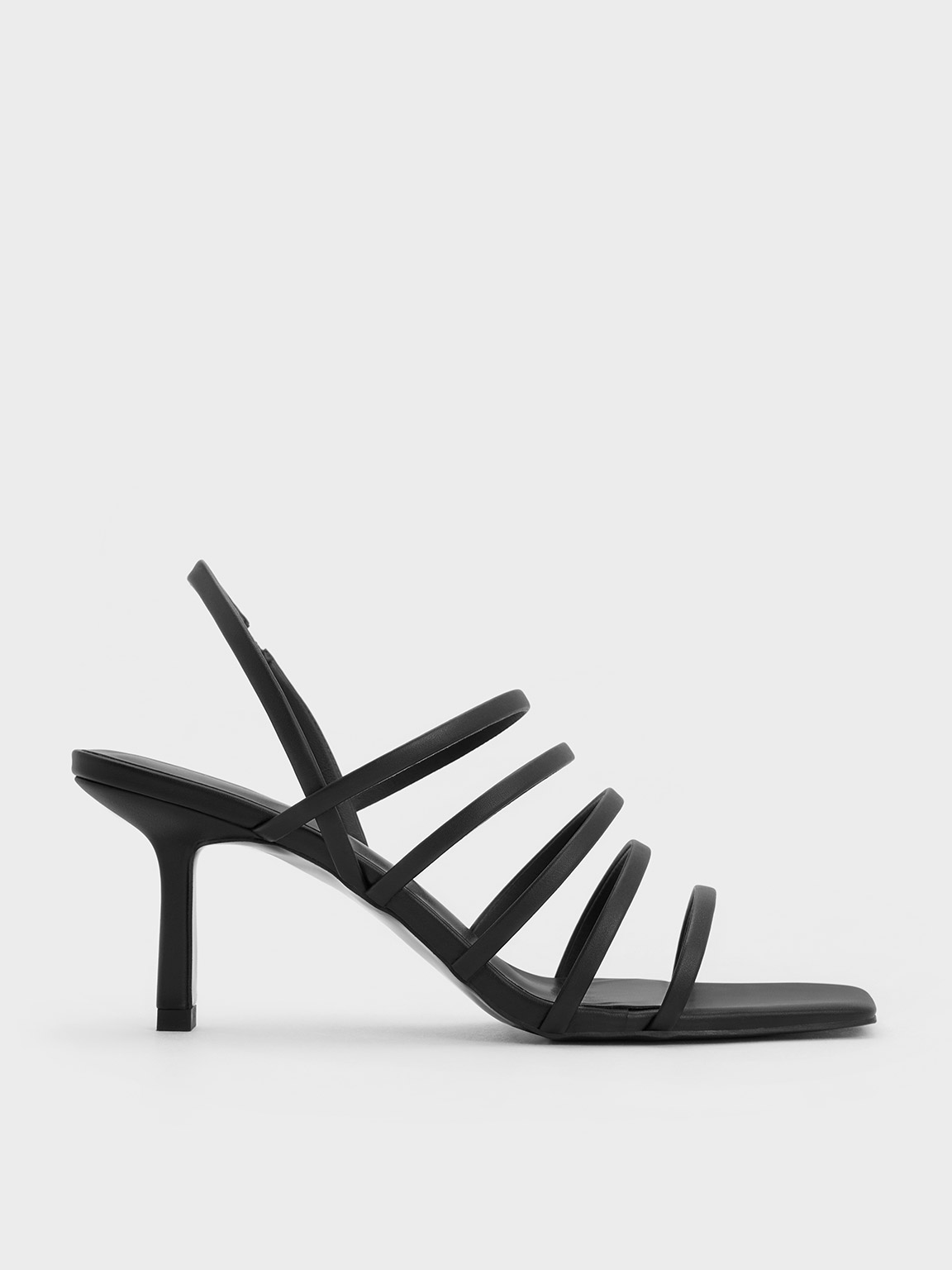 Kitten heel black sandals sale uk