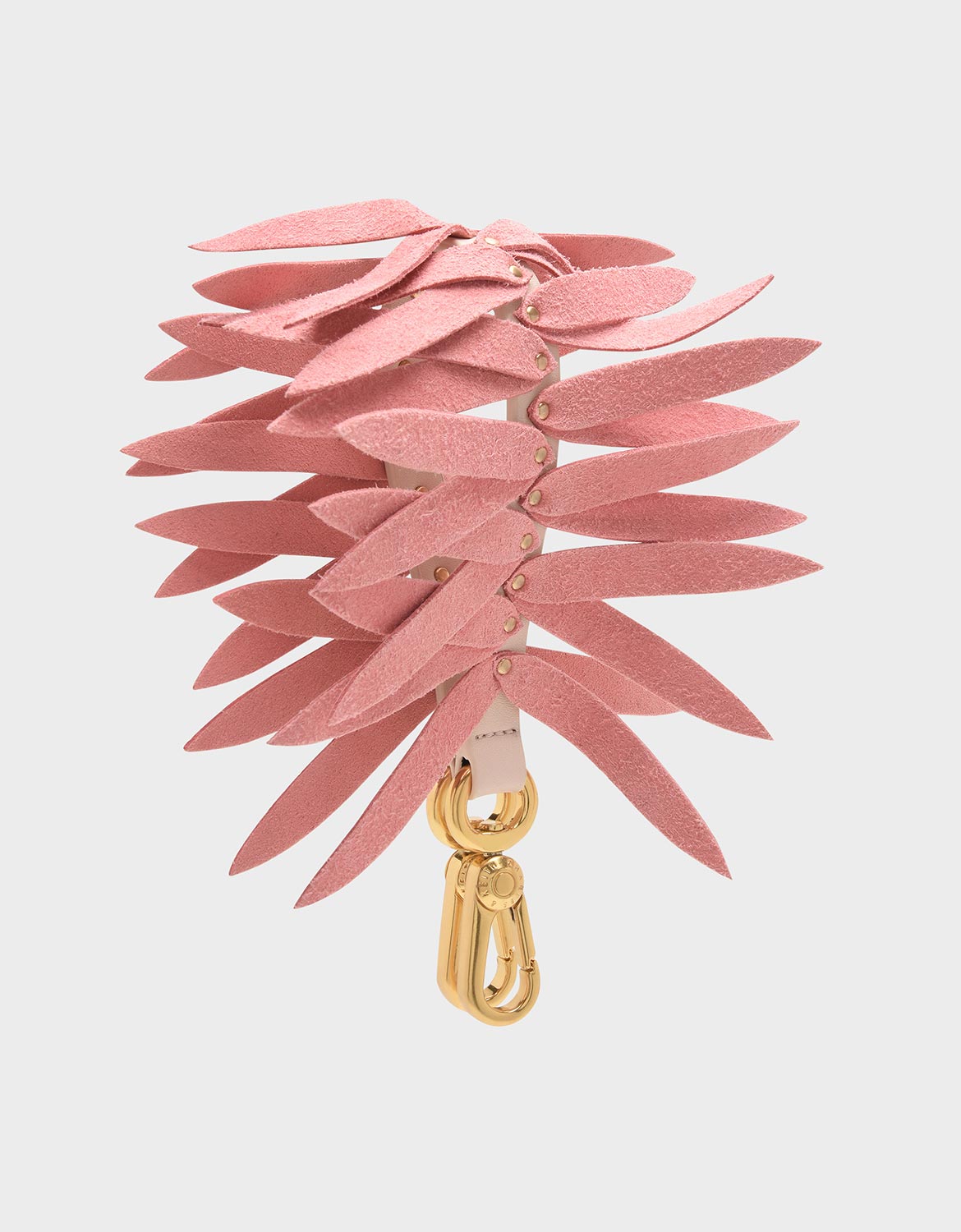 

Flare Fringe Mini Bag Strap, Pink