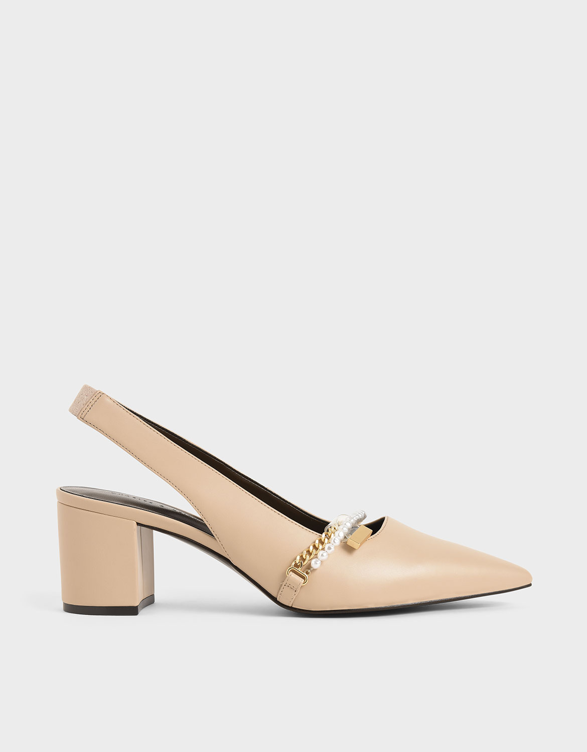 slingback beige