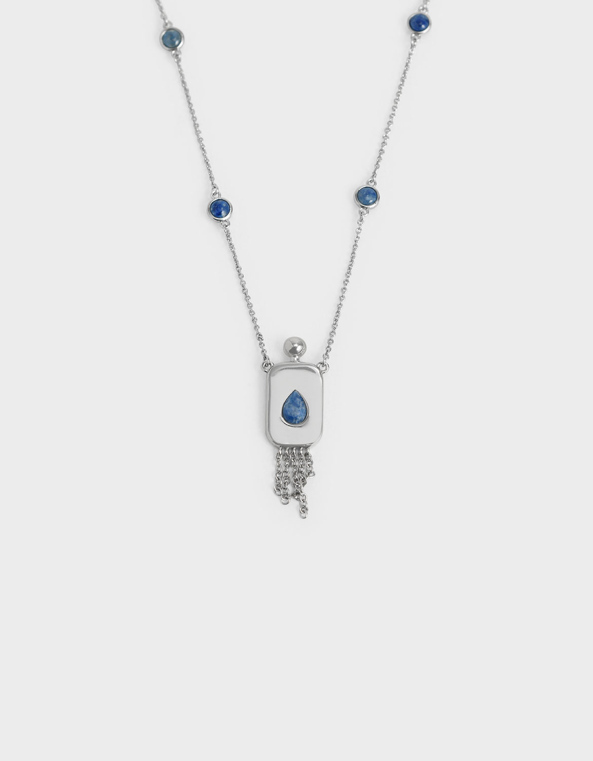 

Blue Sodalite Princess Necklace, Silver