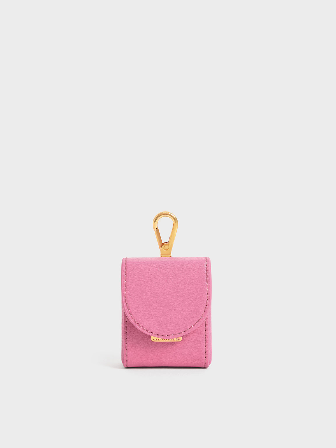 Charles & Keith Airpods Pouch In Pink