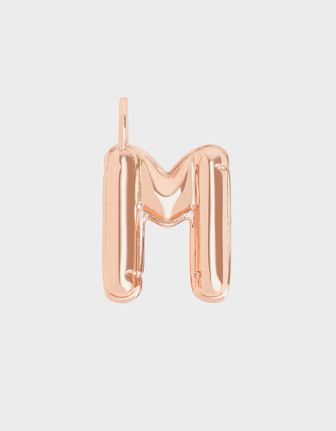 

Alphabet 'M' Charm, Rose gold
