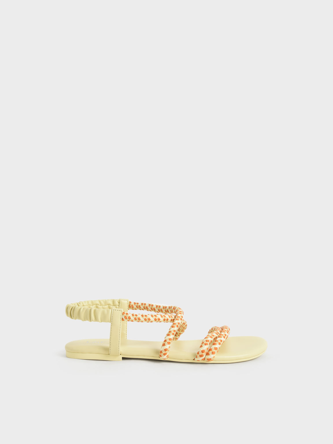 Girls’ Printed-Rope Slingback Sandals