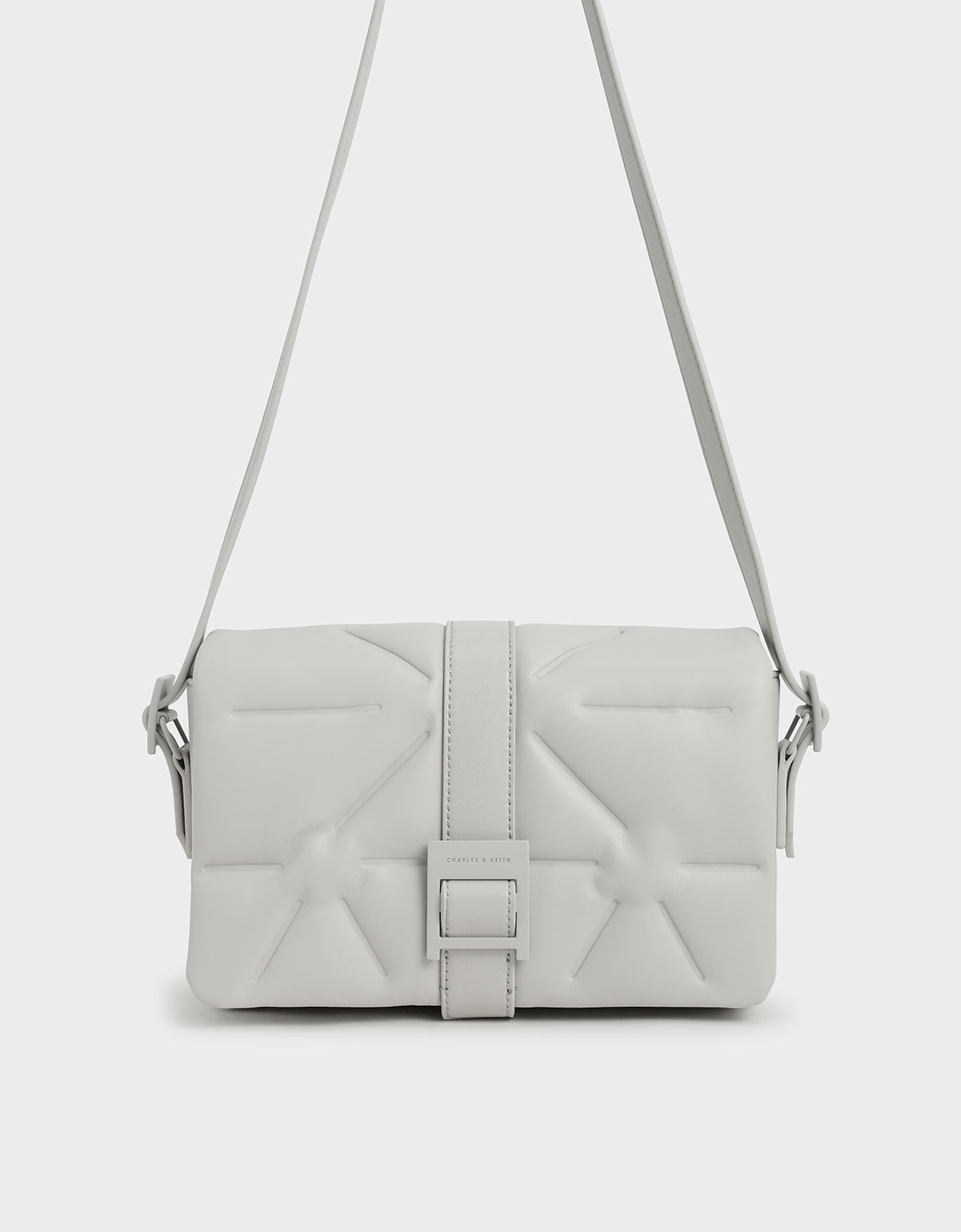 

Quilted Shoulder Bag, Grey