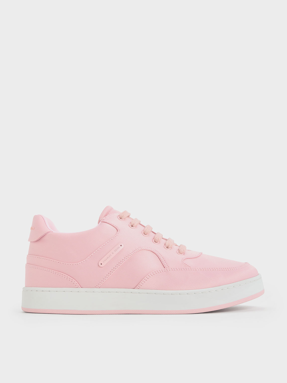 Satin Low-Top Sneakers