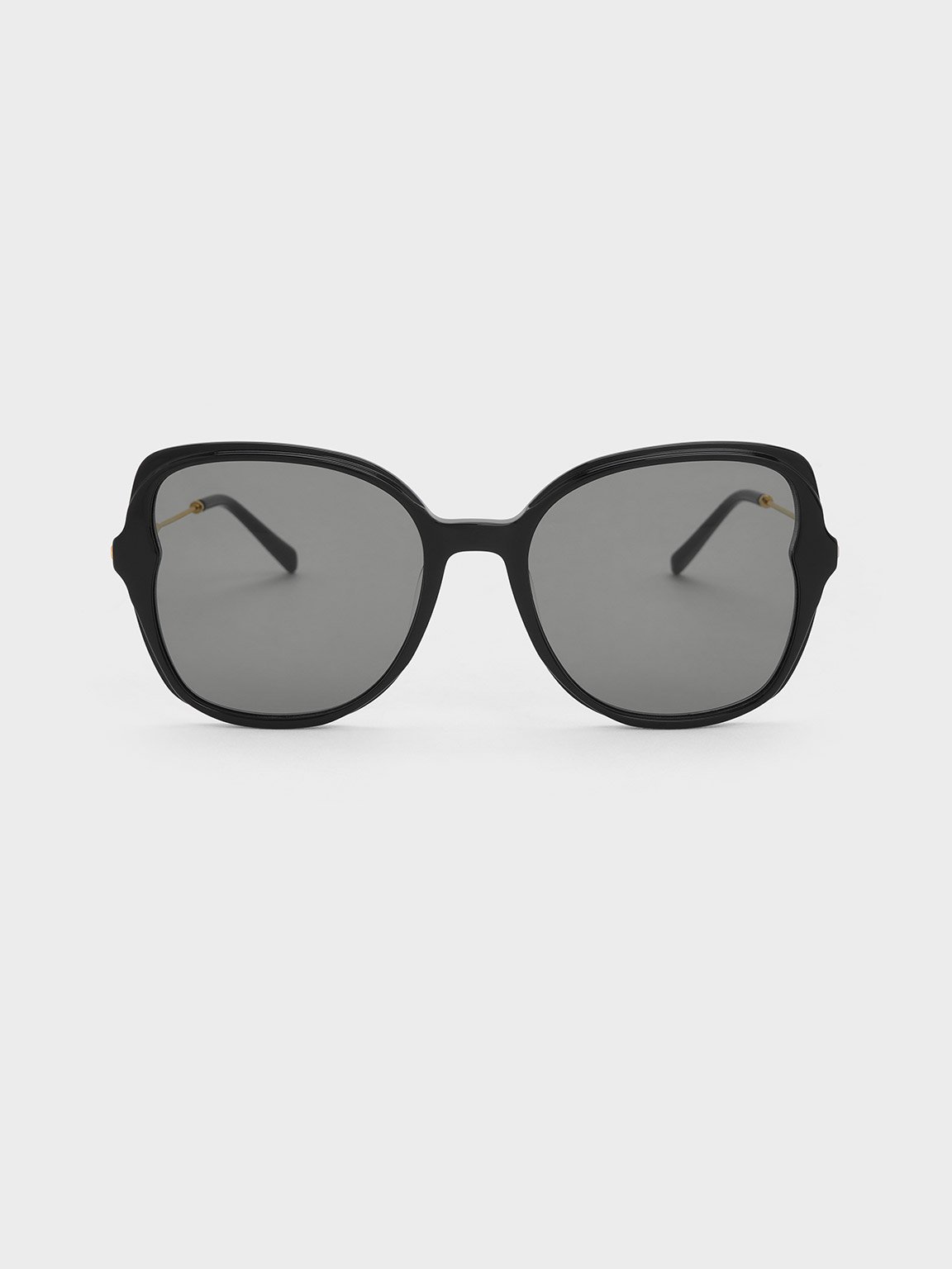 Charles & Keith - Oversized Recycled Acetate Butterfly Sunglasses