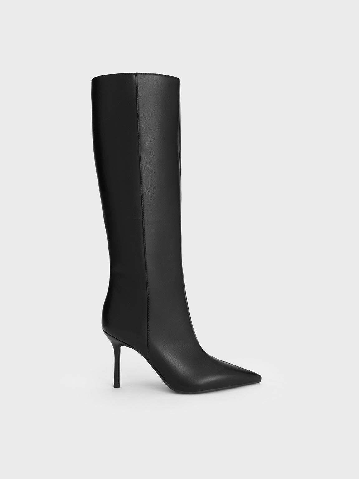 Charles & Keith - Pointed Stiletto Knee-High Boots