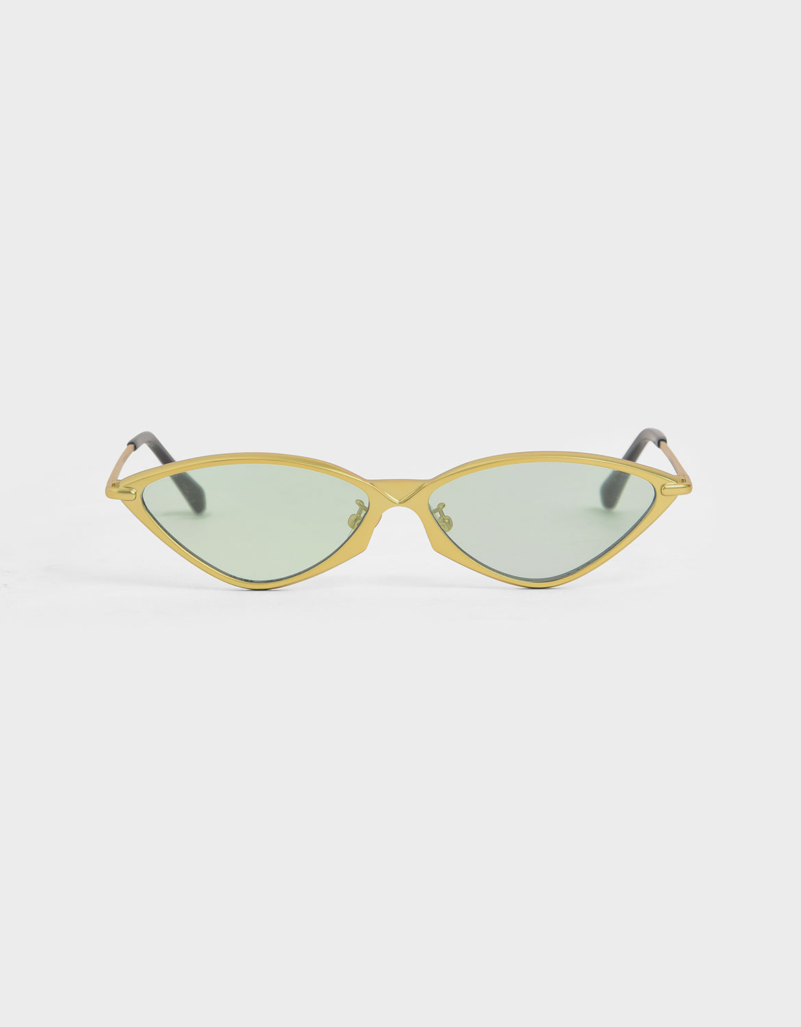 

Metal Frame Cat-Eye Sunglasses