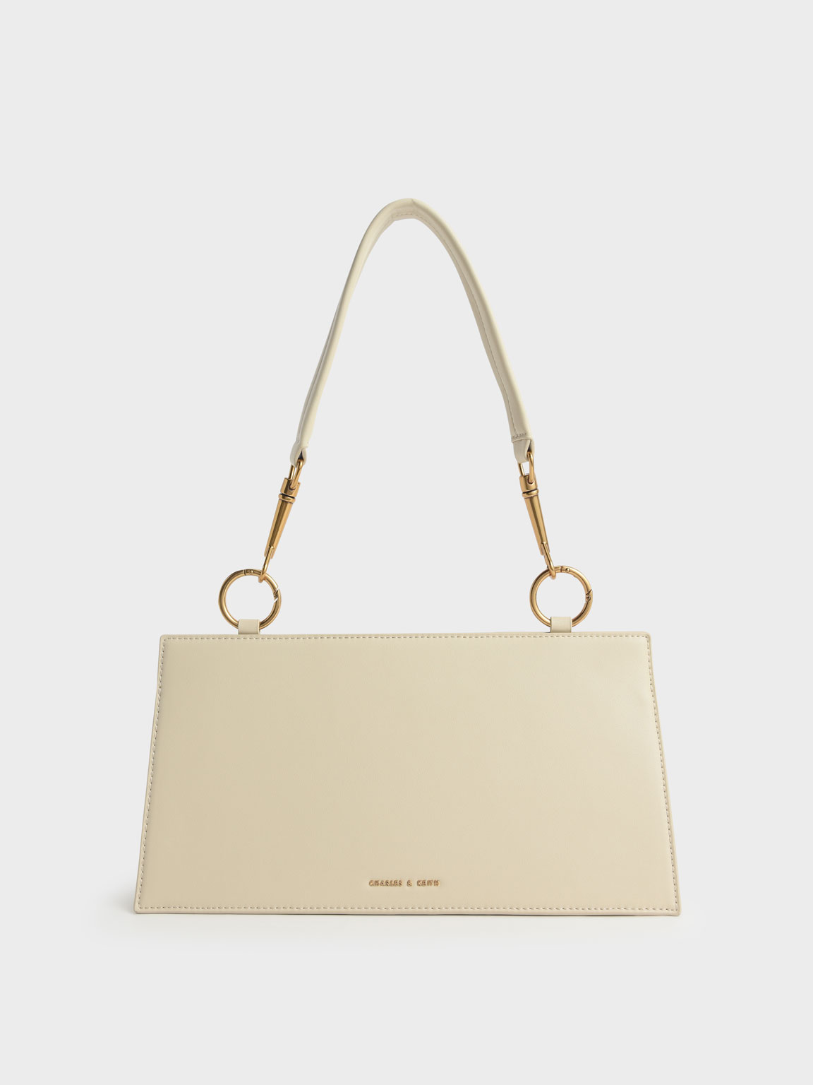 

Ring Detail Shoulder Bag, Chalk