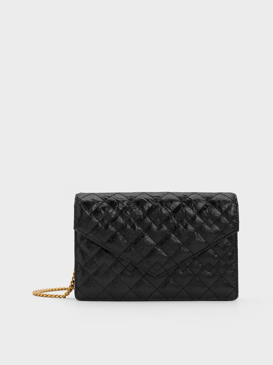 Duo Quilted Envelope Clutch