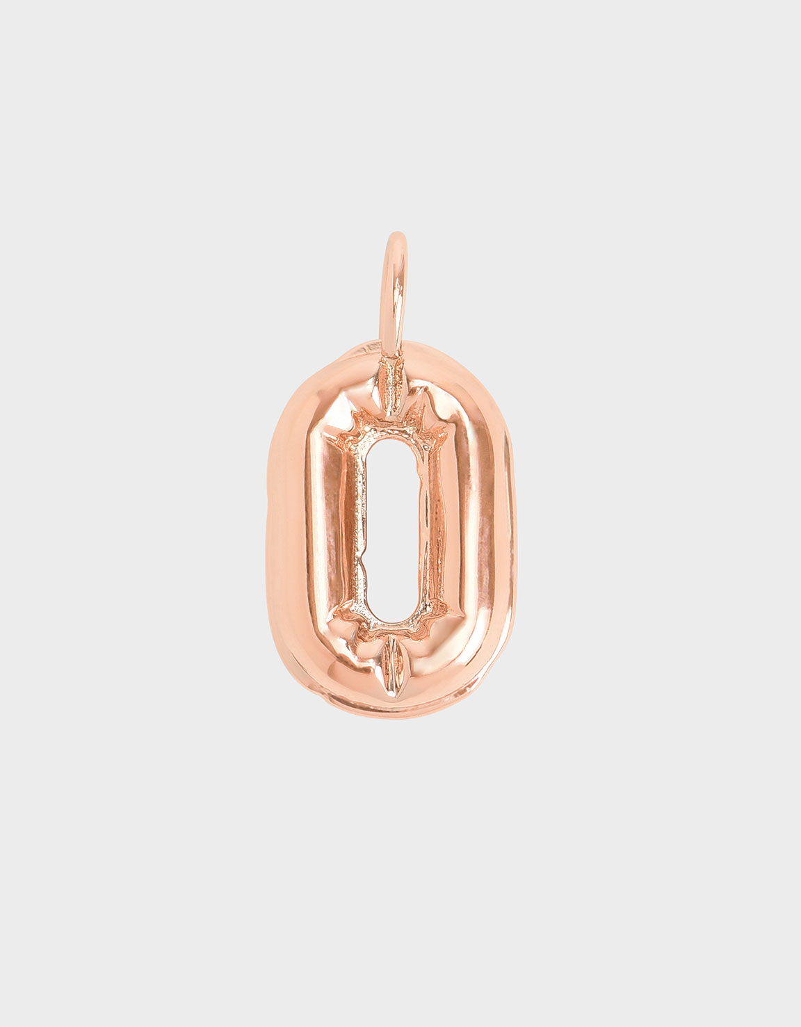 

Alphabet 'O' Charm, Rose gold