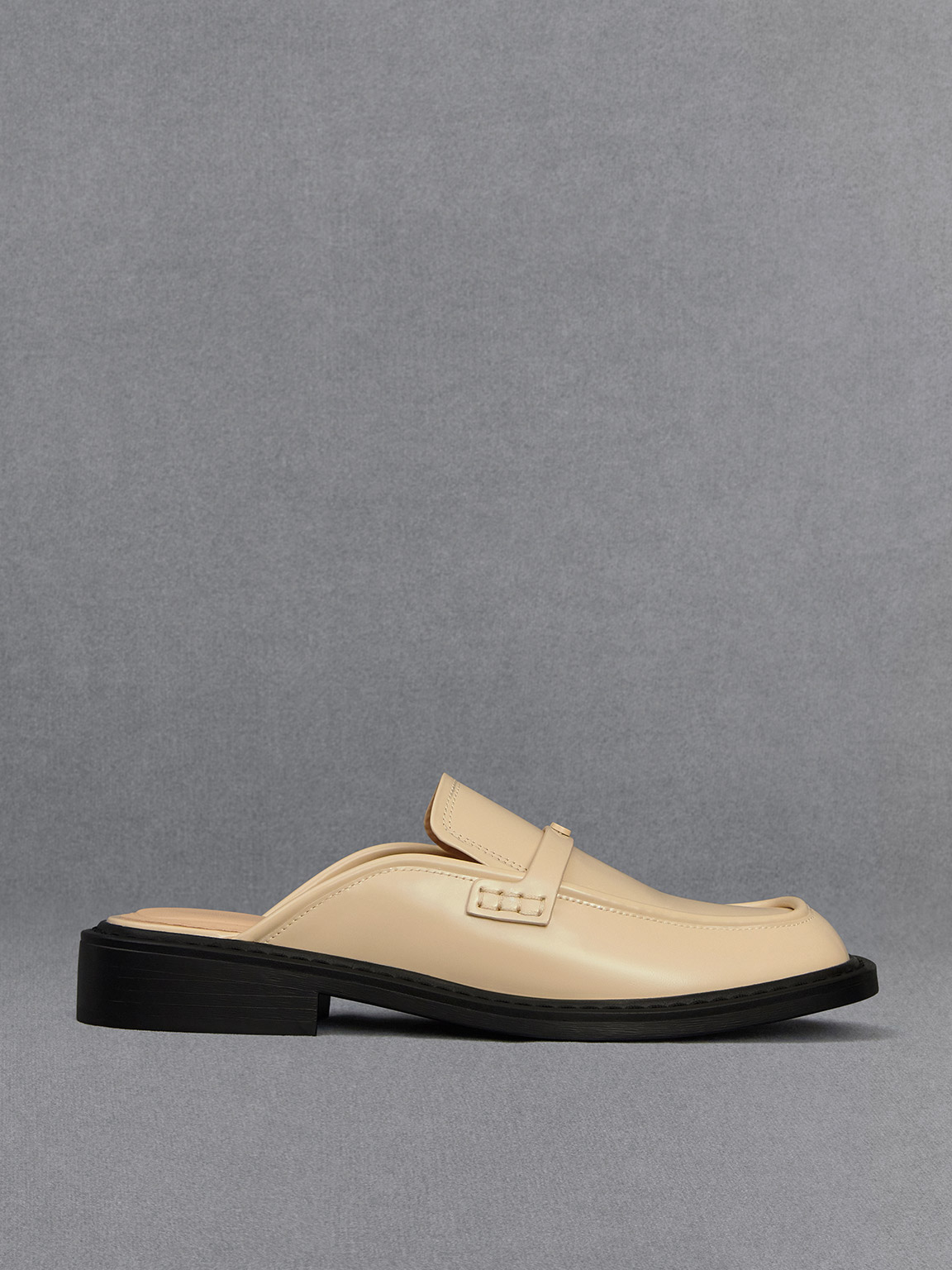 Tahlia Leather Loafer Mules