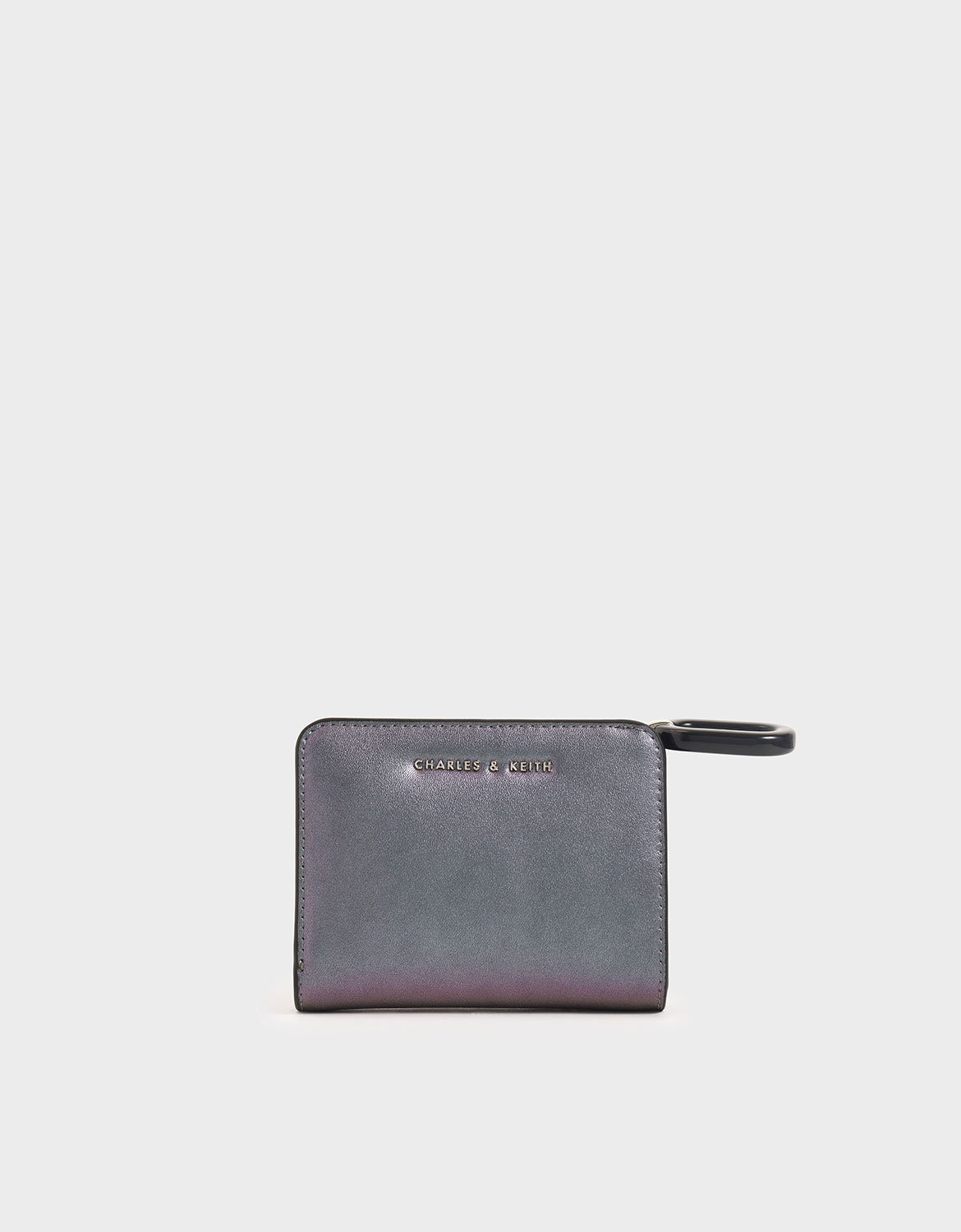 

Mini Top Zip Small Wallet, Peacock
