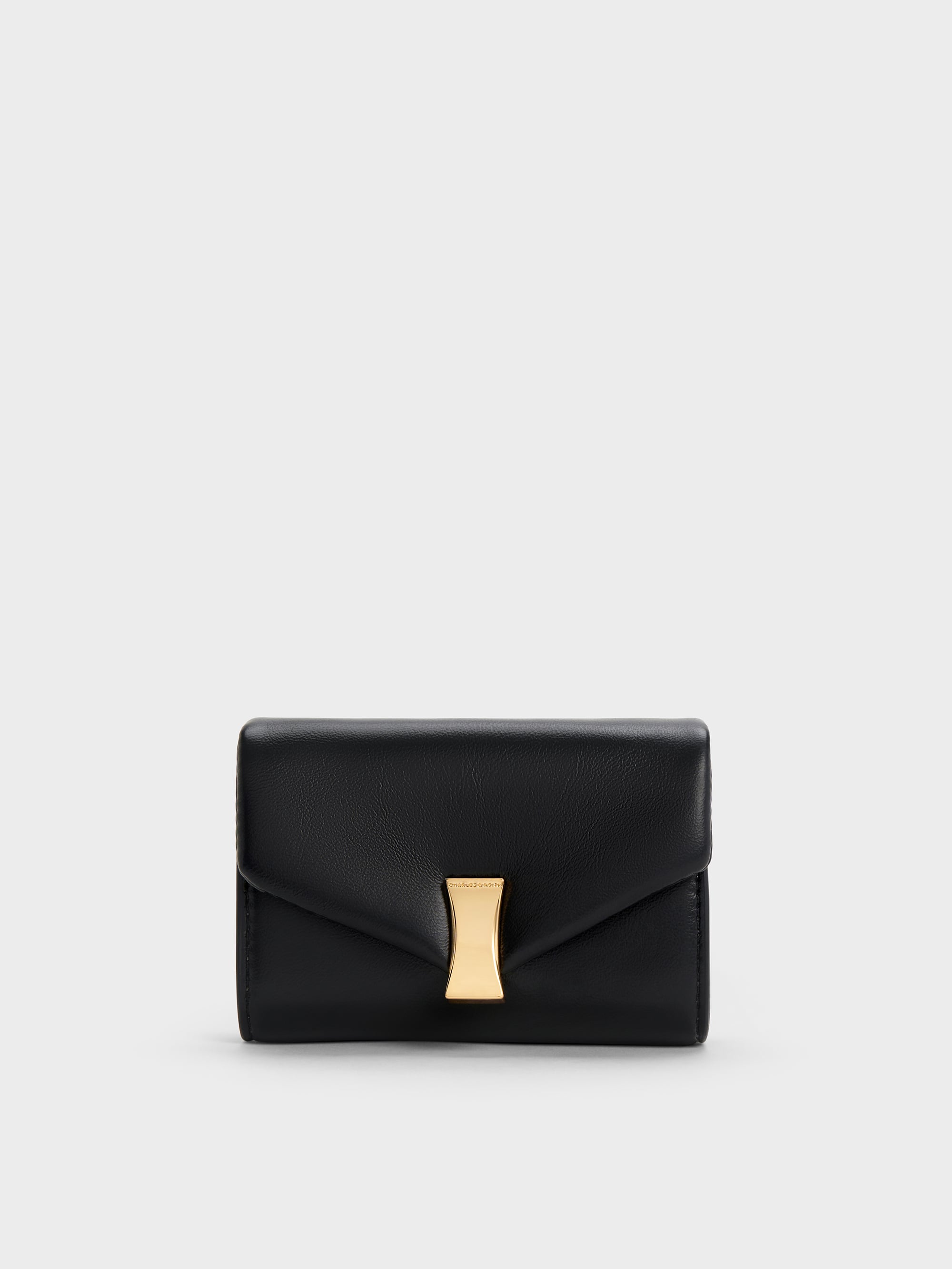 Black Lilibet Chain-Strap Wallet - CHARLES & KEITH UK