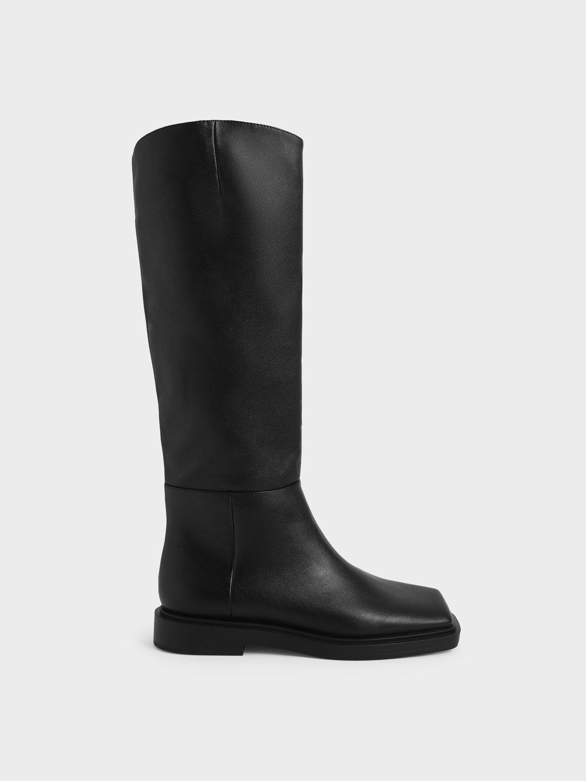 

Square Toe Knee High Boots