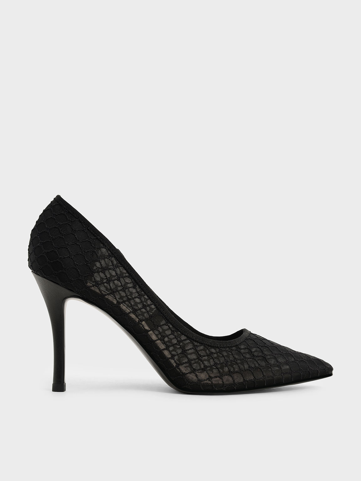 

Mesh Stiletto Pumps