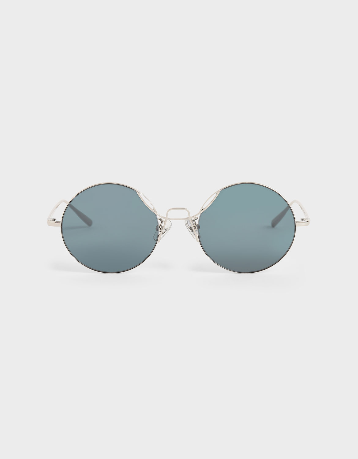 

Round Tinted Sunglasses, Silver