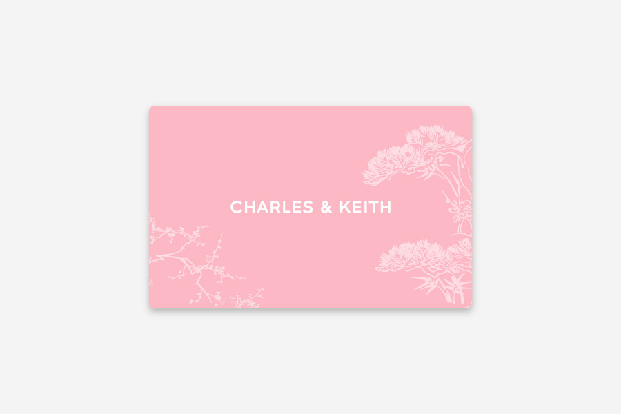 Lunar New Year Gift Card - Pink & White