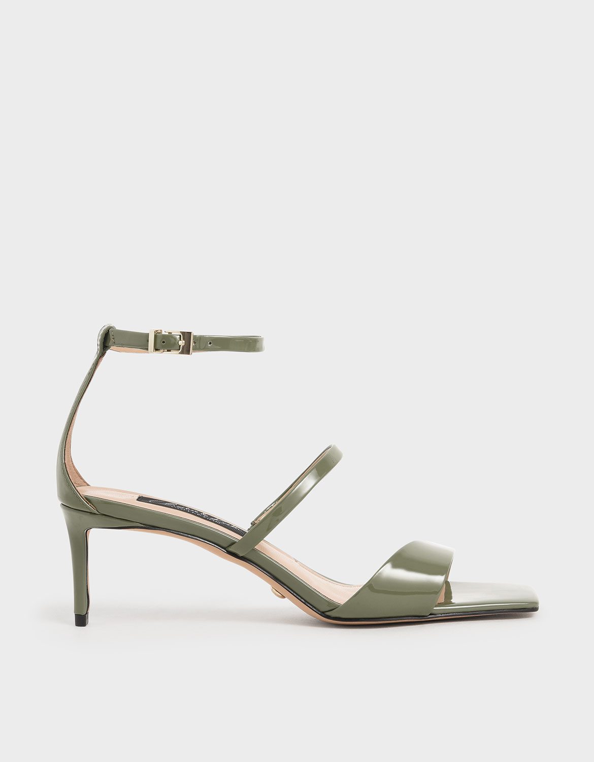 

Patent Leather Strappy Heeled Sandals