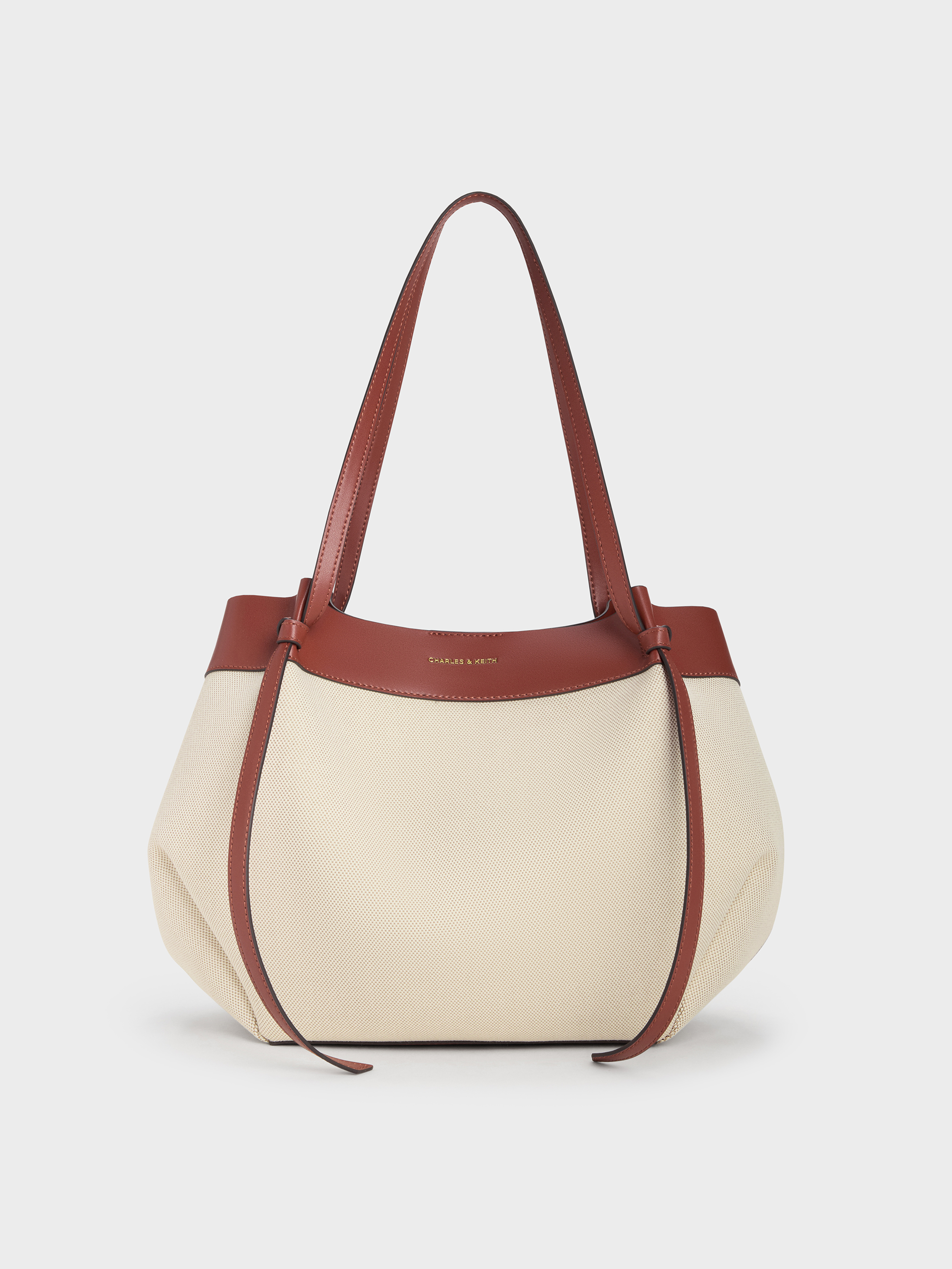 Brick XL Calla Canvas Tote Bag - CHARLES & KEITH UK
