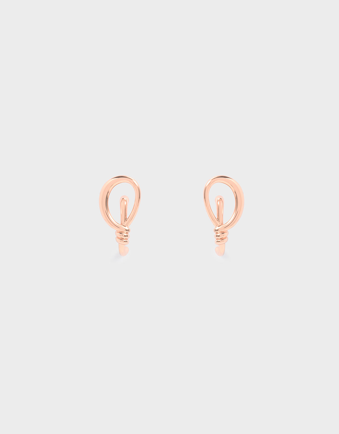 

Knotted Stud Earrings, Rose gold